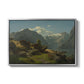 Balestrand, 1848 - Floater Framed Canvas Print