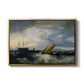 Sheerness as Seen from the Nore, 1808 - Floater Framed Canvas Print