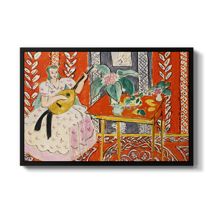 The Lute (Le luth), 1943 - Floater Framed Canvas Print