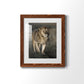 Morning Walk in Masai Mara - Premium Framed Print - Distressed Barnwood Frame - Ready to Hang