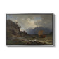 From the Western Coast of Norway, 1862 - Floater Framed Canvas Print