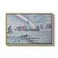 Entrance to the Port of Honfleur, 1899 - Floater Framed Canvas Print