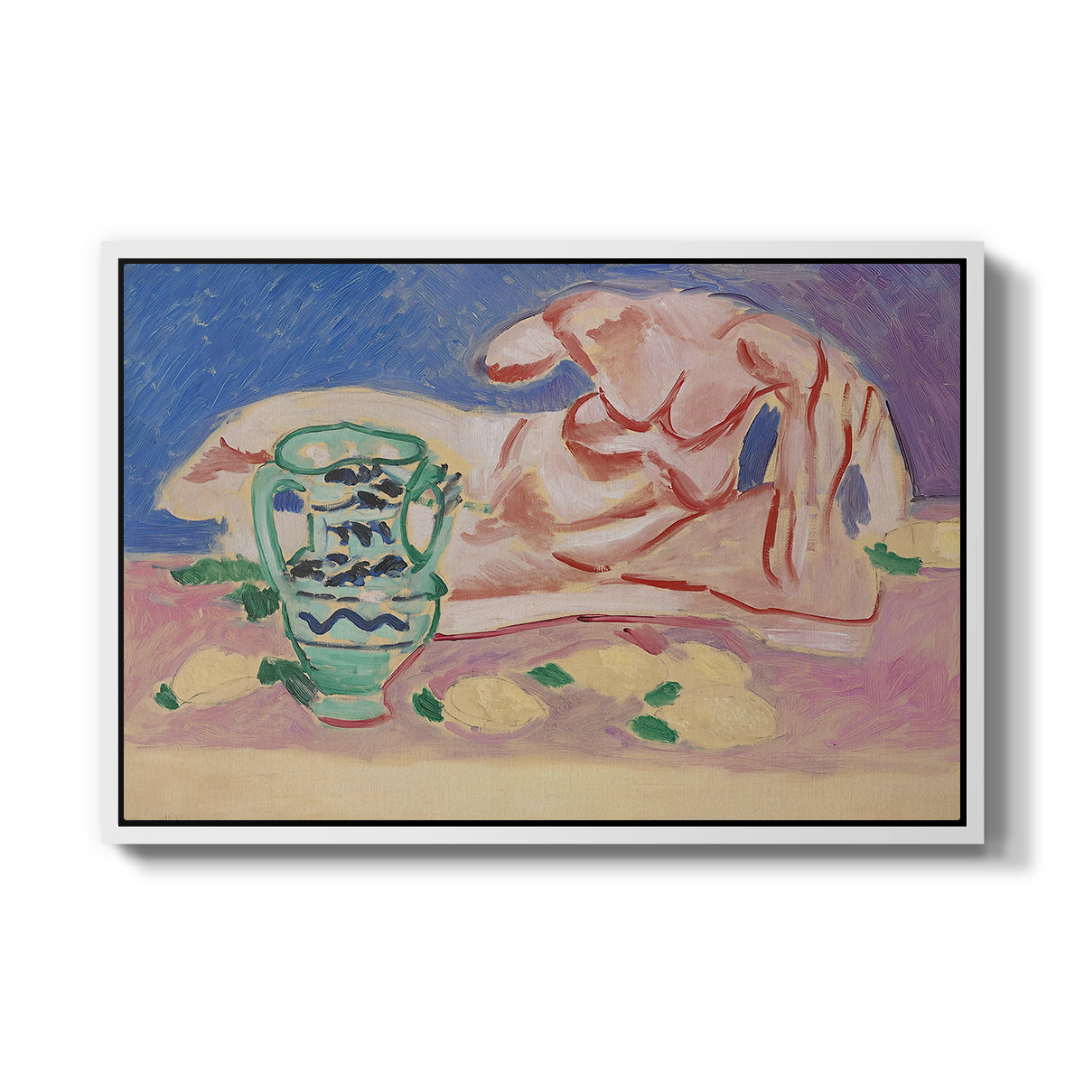 Ilyssus from the Parthenon, 1908 - Floater Framed Canvas Print