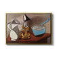 Jug, Candle, and Enamel Pan, 1950 - Floater Framed Canvas Print