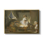 The Visit to the Nursery, c. 1775 - Floater Framed Canvas Print