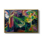 Deer in a Monastery Garden, 1912 - Floater Framed Canvas Print