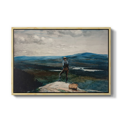 The Ranger, Adirondacks, 1882 - Floater Framed Canvas Print