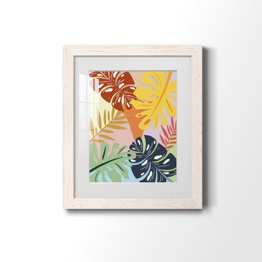 Tropical Foliage II - Barnwood Framed Art Print