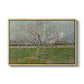 Orchard in Blossom (Plum Trees), 1888 - Floater Framed Canvas Print