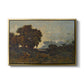 Sunset on the Allier (Soleil couchant sur l'Allier), 1904 - Floater Framed Canvas Print