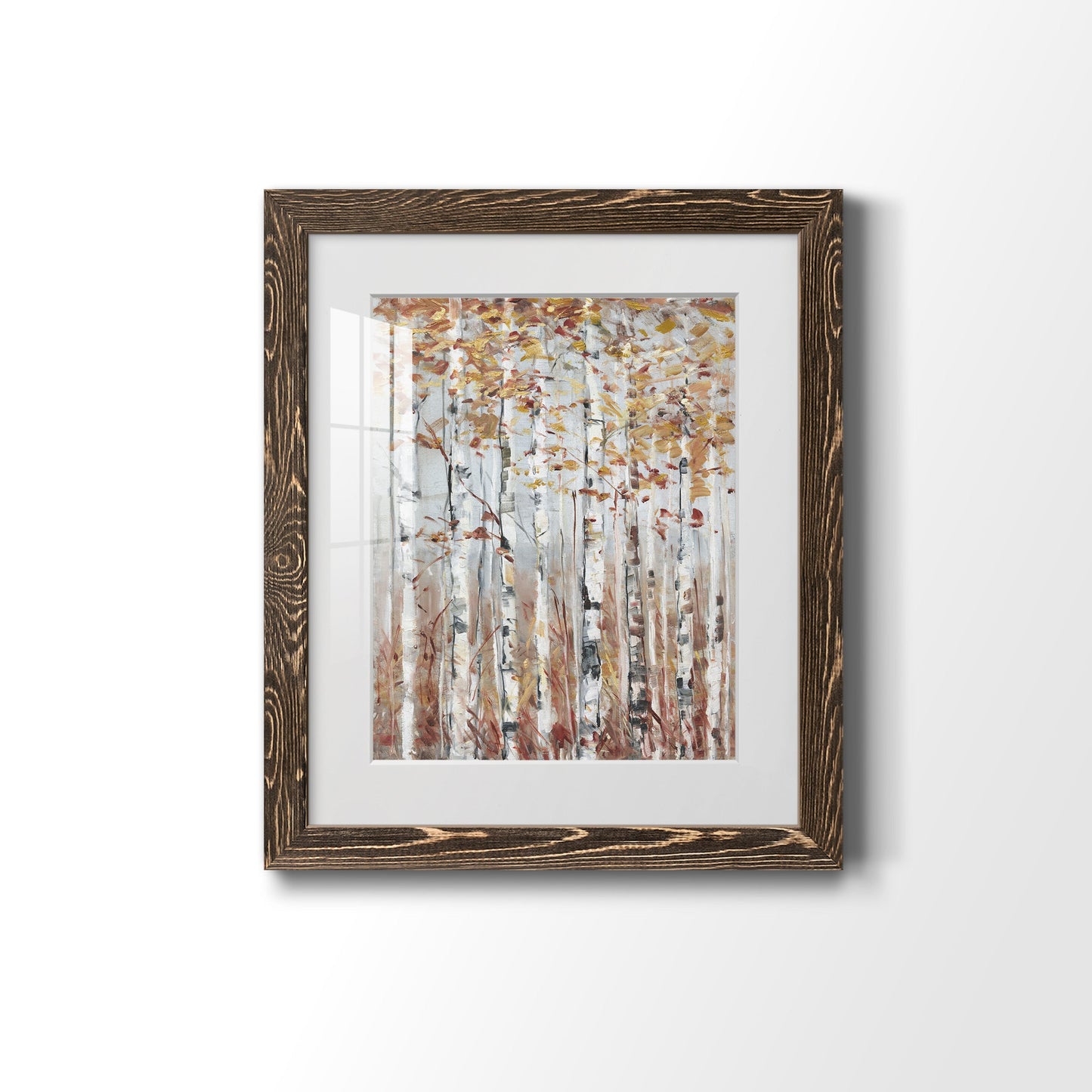 Copper Forest - Premium Framed Print - Distressed Barnwood Frame - Ready to Hang