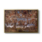 The Last Judgment (Charon's Boat and the Damned), 1536-1541 - Floater Framed Canvas Print