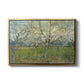 The Pink Orchard, 1888 - Floater Framed Canvas Print