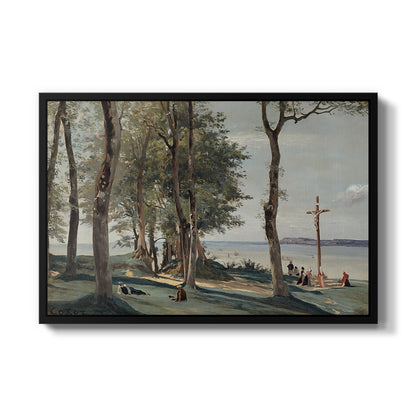 A Calvary on the Cote de Grace, c. 1829 - Floater Framed Canvas Print