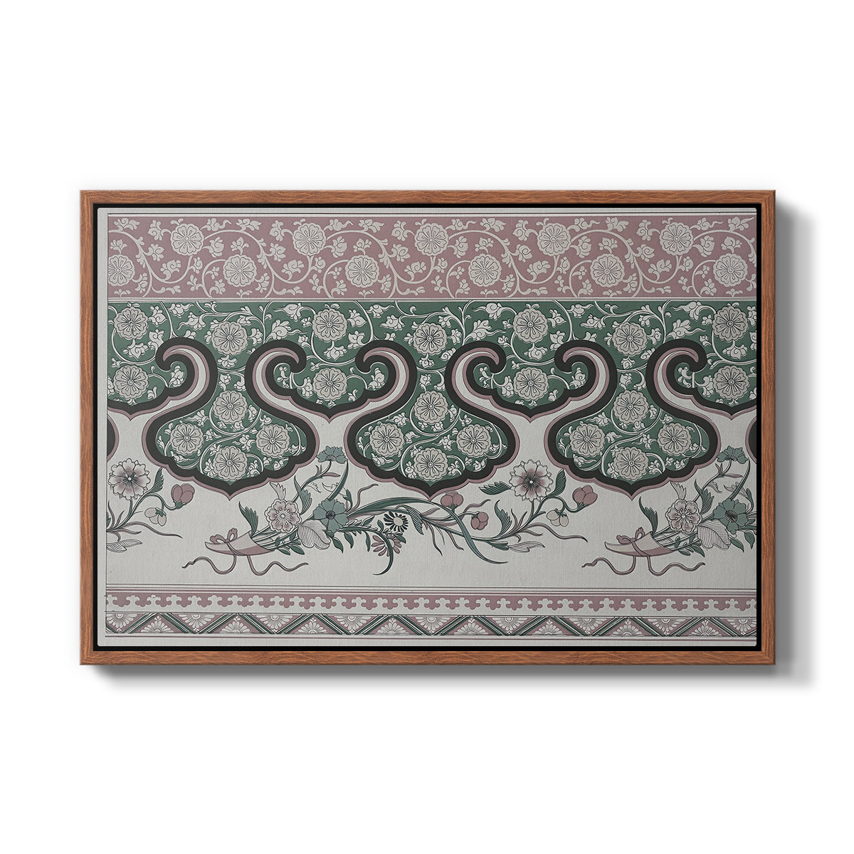 Examples of Chinese Ornament, Pl. LXXVI, 1867 - Floater Framed Canvas Print