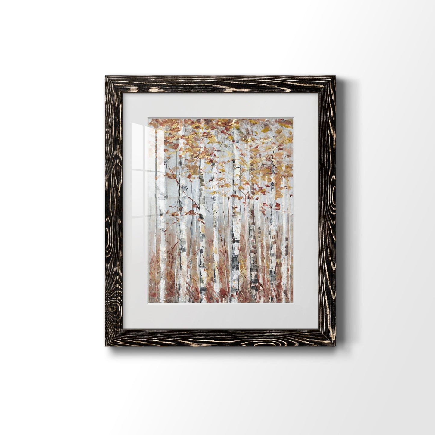 Copper Forest - Premium Framed Print - Distressed Barnwood Frame - Ready to Hang