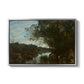 Souvenir of the Environs of Lake Nemi, 1865 - Floater Framed Canvas Print