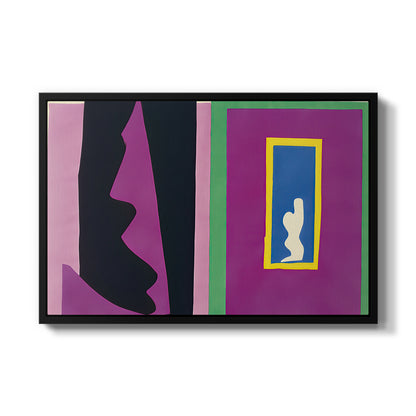 Destiny (Le destin), from Jazz, 1947 - Floater Framed Canvas Print