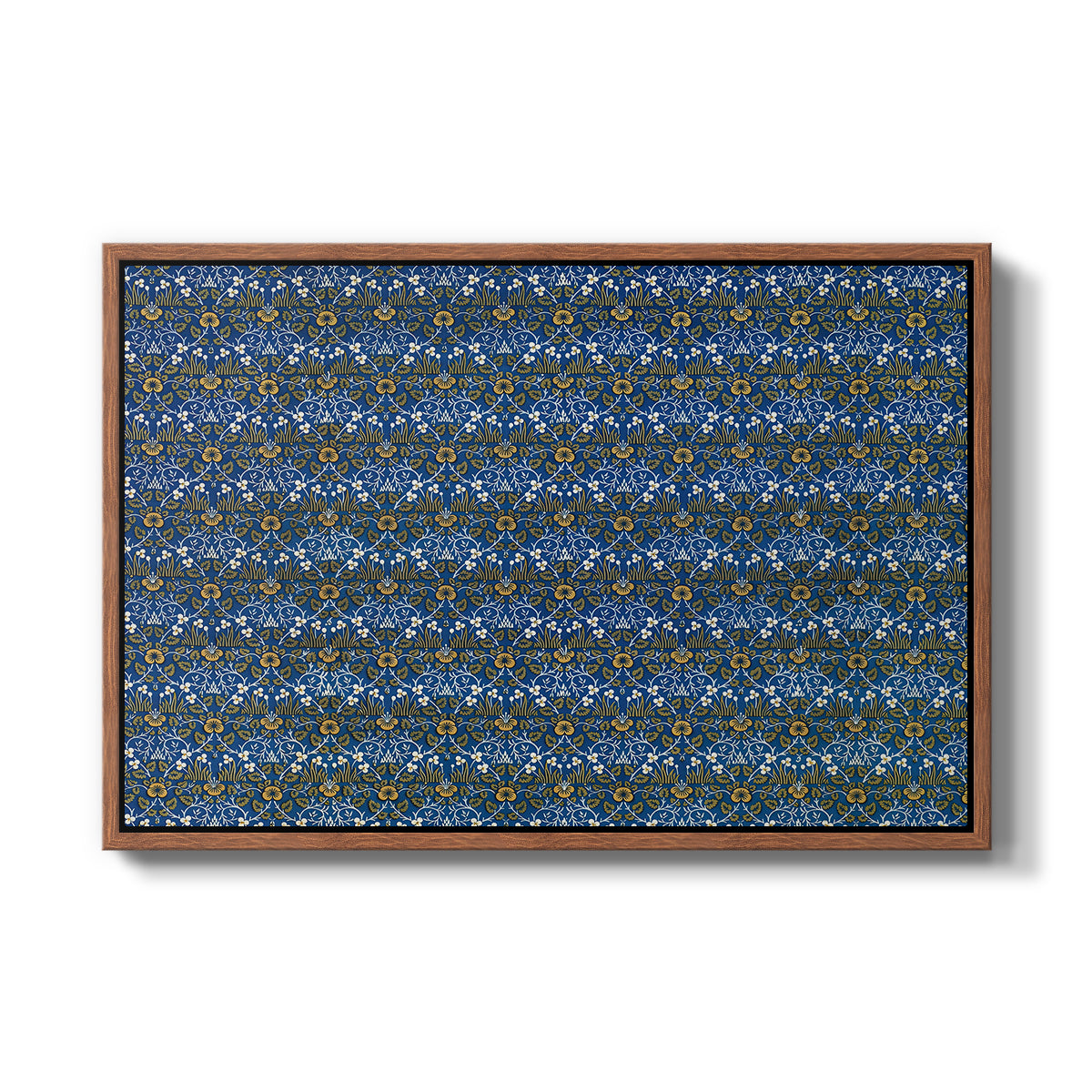 Eyebright, Green and Yellow Design, c. 1883 - Floater Framed Canvas Print