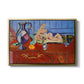 Still Life with a Pewter Jug and Pink Statuette, 1910 - Floater Framed Canvas Print