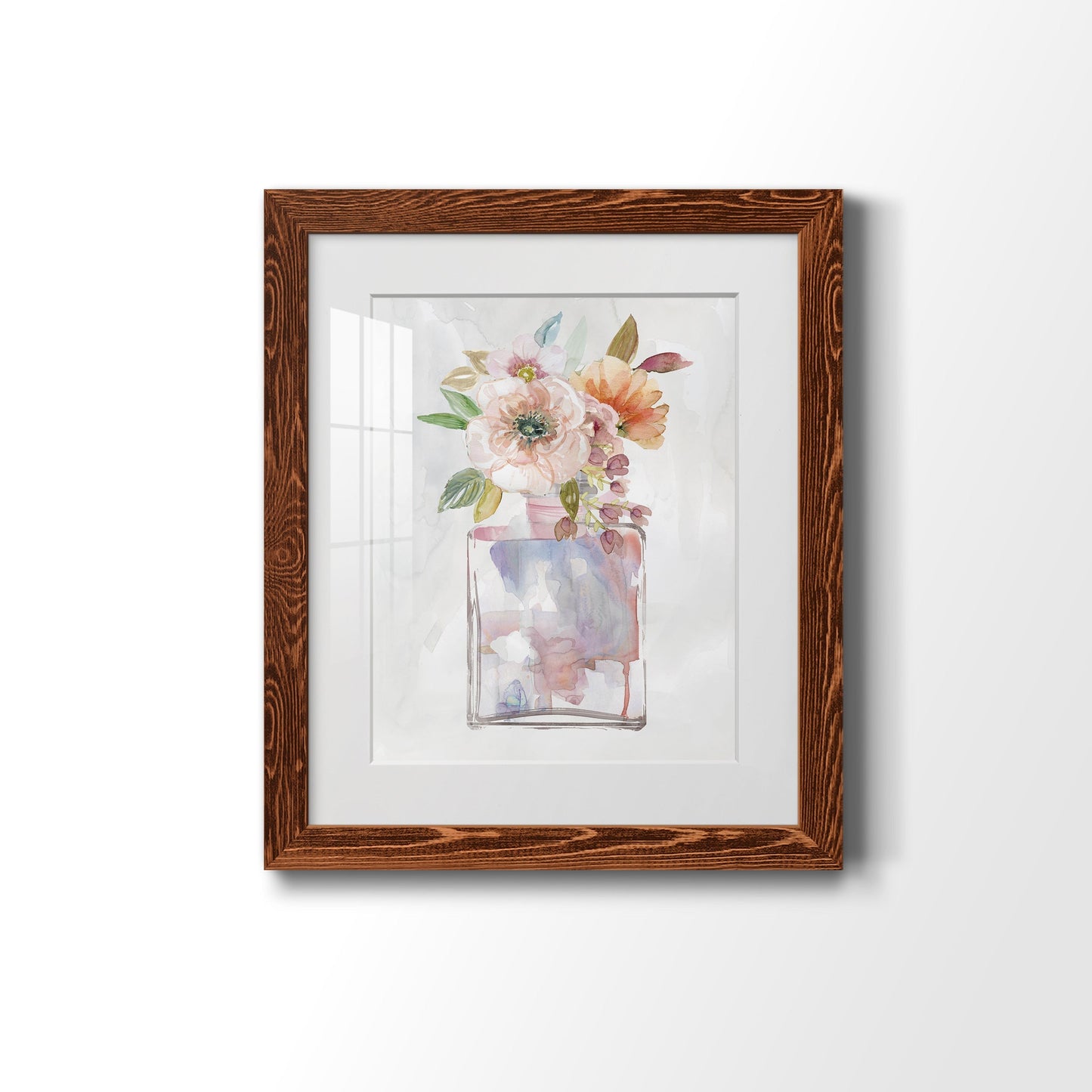 Mini Bouquet II - Barnwood Framed Art Print