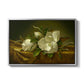 Magnolias on Gold Velvet Cloth, c. 1888-1890 - Floater Framed Canvas Print