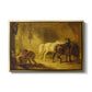 Heath Ewe and Lambs, 1810 - Floater Framed Canvas Print