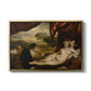 Venus and the Lute Player, c. 1565-1570 - Floater Framed Canvas Print