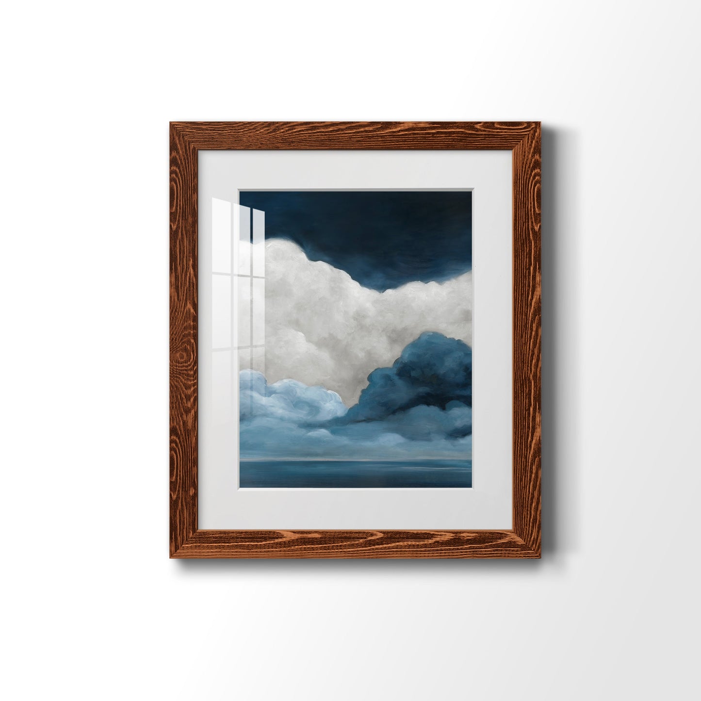 Nature's Drama I - Premium Framed Print - Distressed Barnwood Frame - Ready to Hang