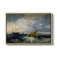 Sheerness as Seen from the Nore, 1808 - Floater Framed Canvas Print