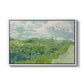 Green Wheat Field, Auvers, 1890 - Floater Framed Canvas Print