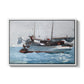 Taking on Wet Provisions, 1903 - Floater Framed Canvas Print