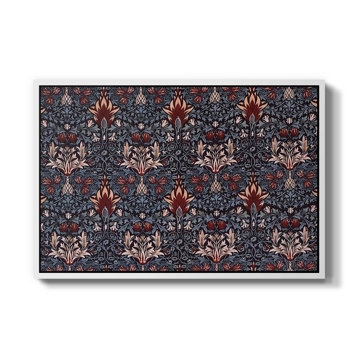 Snakeshead (Printed Textile), c. 1876 - Floater Framed Canvas Print