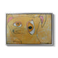 Cubist Dog with Stars (Student Art) - Floater Framed Canvas Print