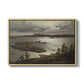 The Fjord at Sandviken (Sandviksfjorden), 1879 - Floater Framed Canvas Print