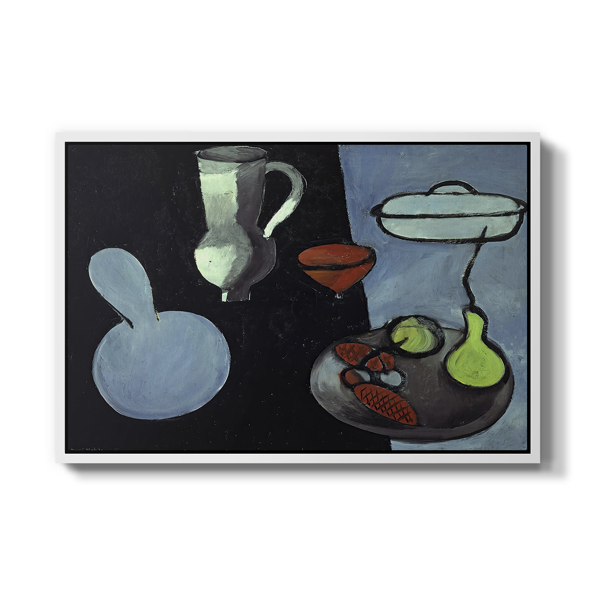 The Gourds (Les coloquintes), 1916 - Floater Framed Canvas Print