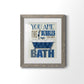 Bubble Bath - Premium Framed Print - Distressed Barnwood Frame - Ready to Hang