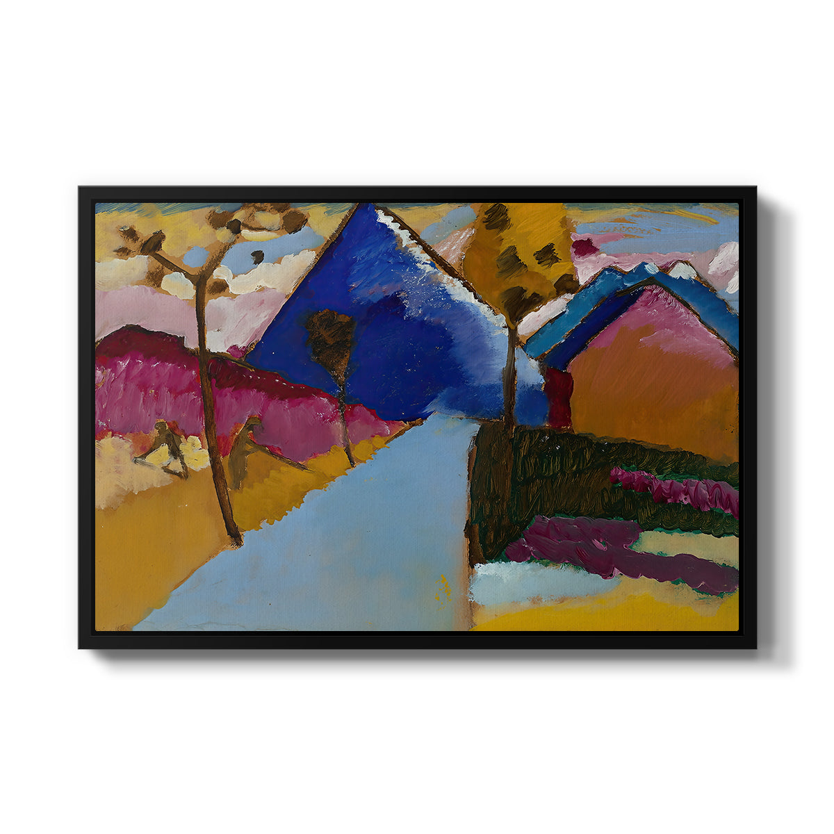 Kochel Straight Street, 1909 - Floater Framed Canvas Print