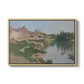 Les Andelys, Côte d'Aval, 1886 - Floater Framed Canvas Print