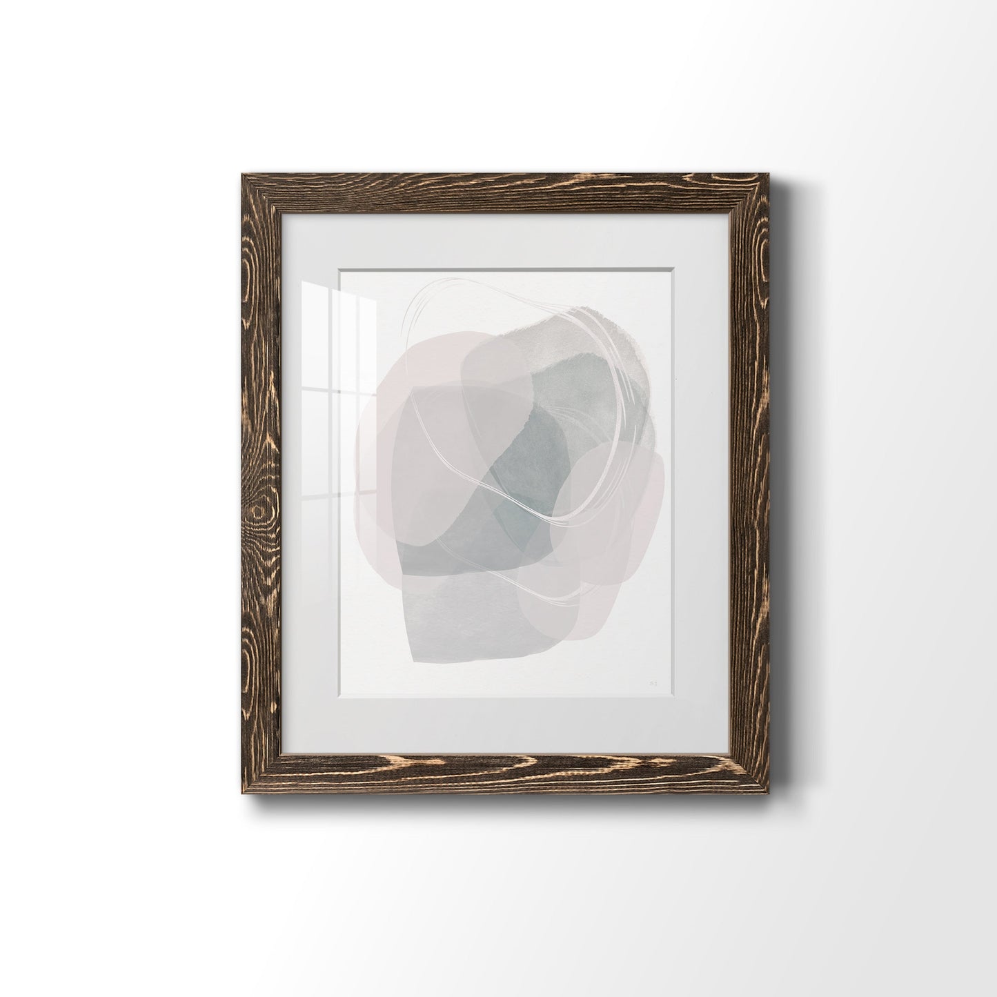 River Jewels I - Premium Framed Print - Distressed Barnwood Frame - Ready to Hang