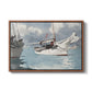Fishing Boats, Key West, 1903 - Floater Framed Canvas Print