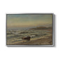 Storm at Rügen, 1882 - Floater Framed Canvas Print