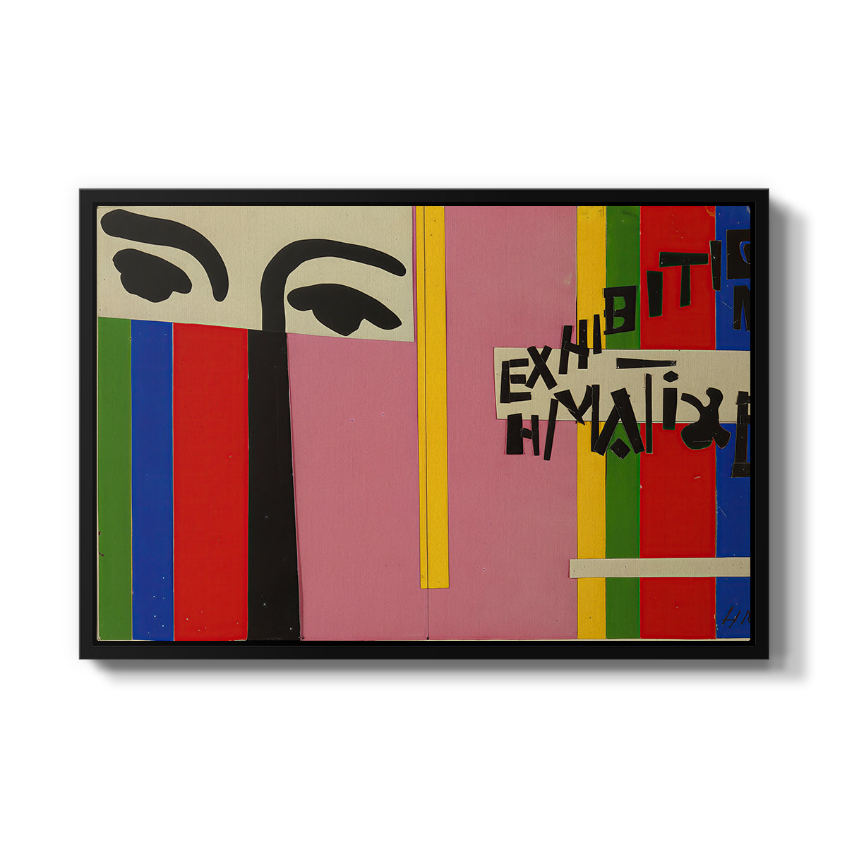 Design for Cover of Exhibition Catalogue, 1951 - Floater Framed Canvas Print