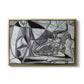 Goat's Skull, Bottle and Candle, 1952 - Floater Framed Canvas Print