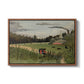 The Chair Factory at Alfortville, 1897 - Floater Framed Canvas Print
