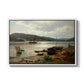 By the Water, 1876 - Floater Framed Canvas Print