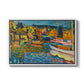 Study for Autumn Landscape with Boats, 1908 - Floater Framed Canvas Print