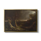 Tornado in an American Forest, 1835 - Floater Framed Canvas Print