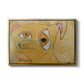 Cubist Dog with Stars (Student Art) - Floater Framed Canvas Print