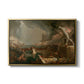 The Course of Empire: Destruction, 1836 - Floater Framed Canvas Print
